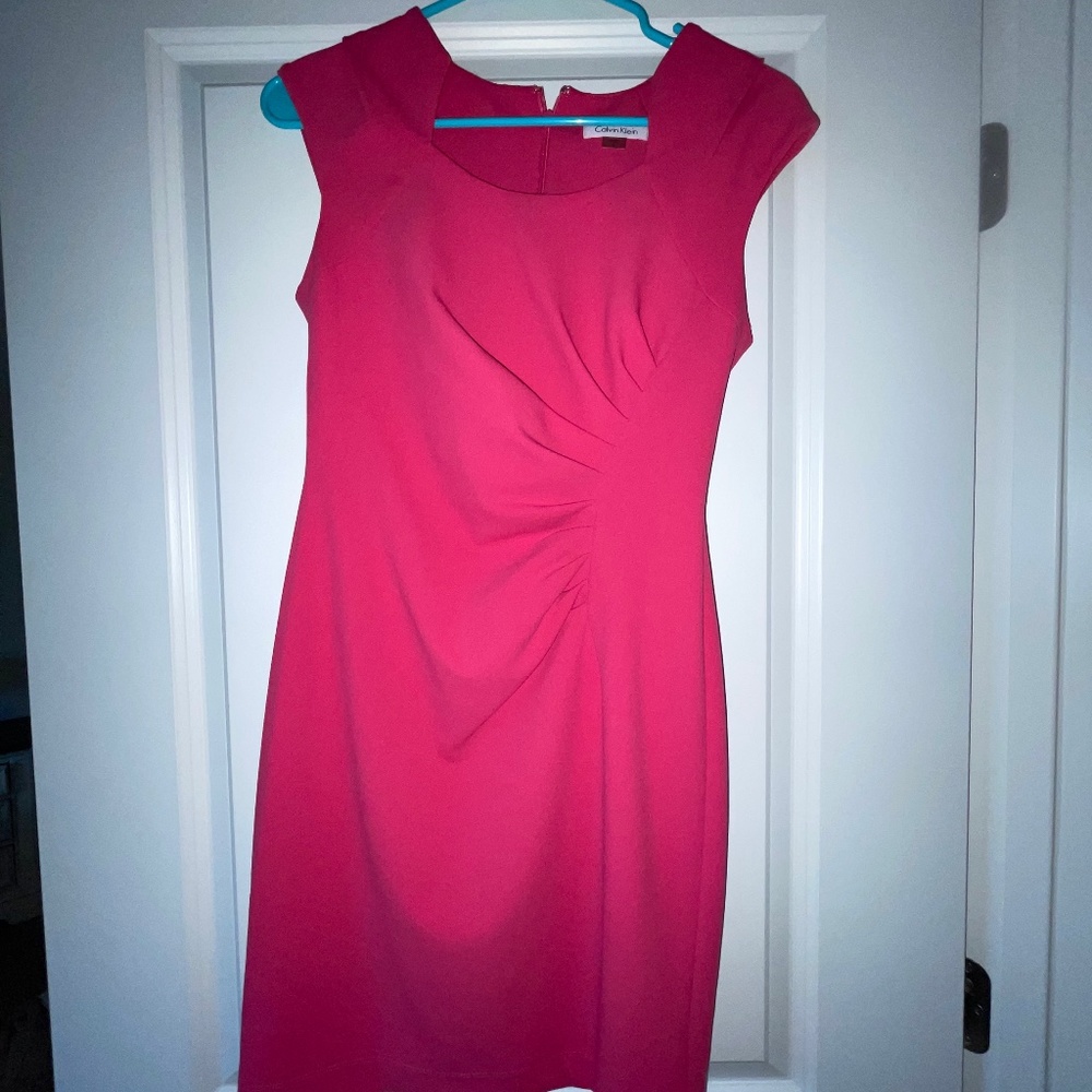 Calvin Klein Size 2 Pink Dress